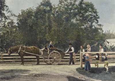 Dalekarlische Bauern kehren von der Ernte zurück, Schweden von European Photographer